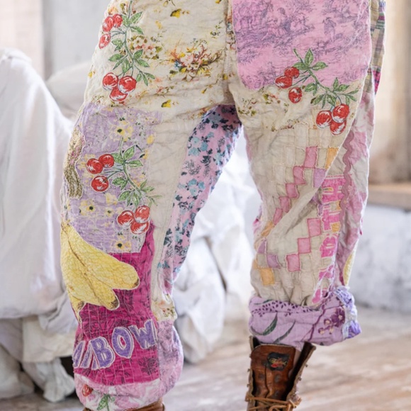 🤎NWT MAGNOLIA PEARL COSMIC RAINBOW MINERS PANTS🤎 - Picture 1 of 7